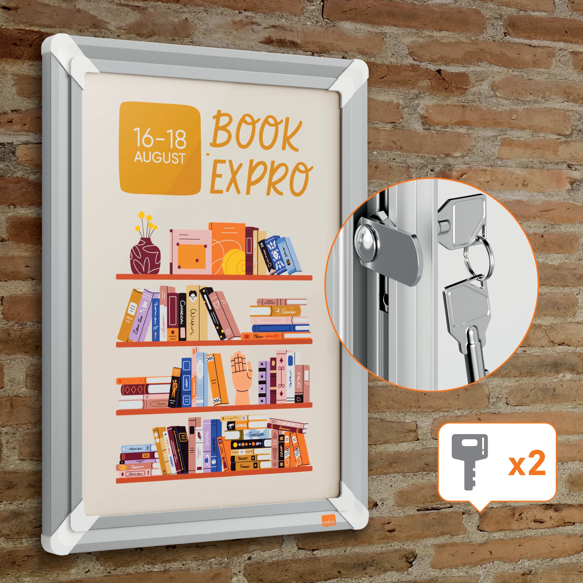 Plakatramme Premium Plus A3 Lsbart Alu.