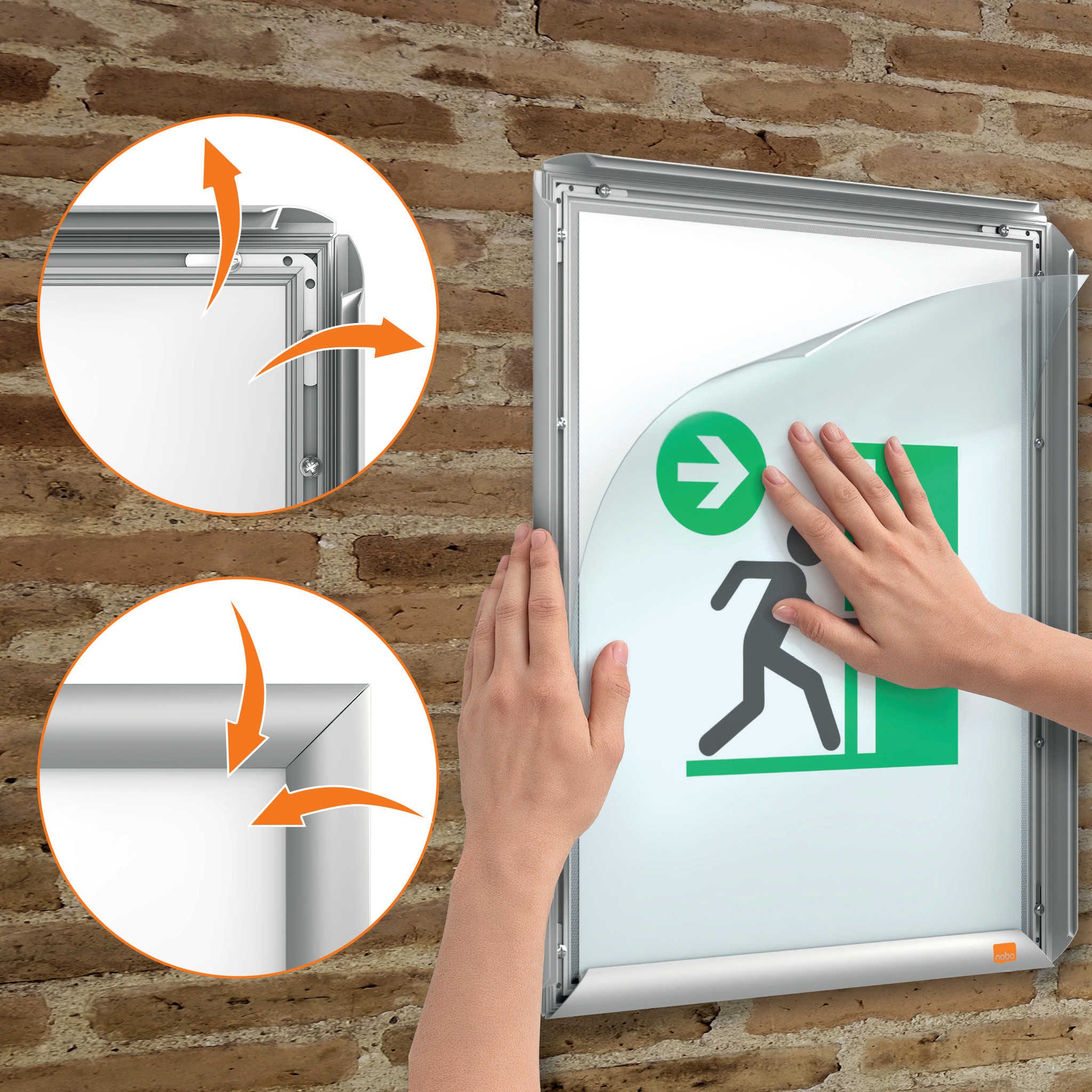 Plakatramme Imp. Pro brandhemmende A3