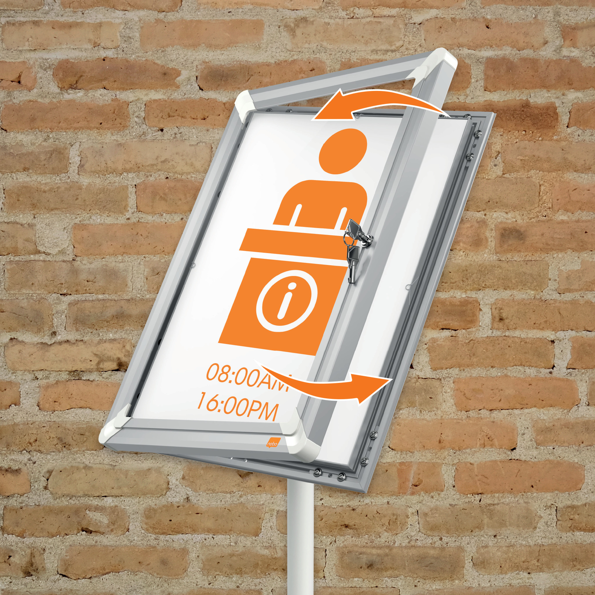 Plakatramme p stativ Prem. Plus A3 Lsb