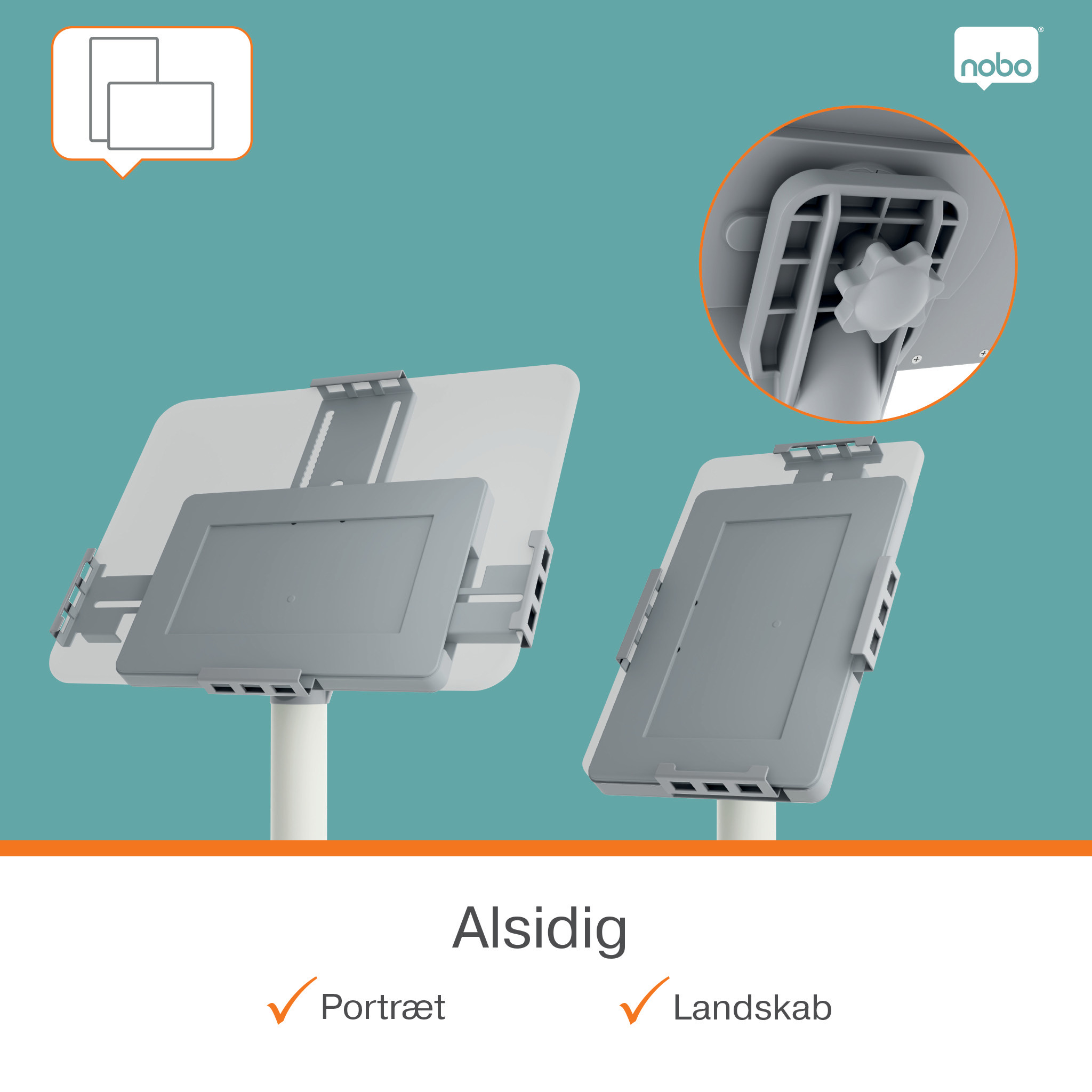 BildeRamme p stativ t/tablets Imp. Pro Univ.