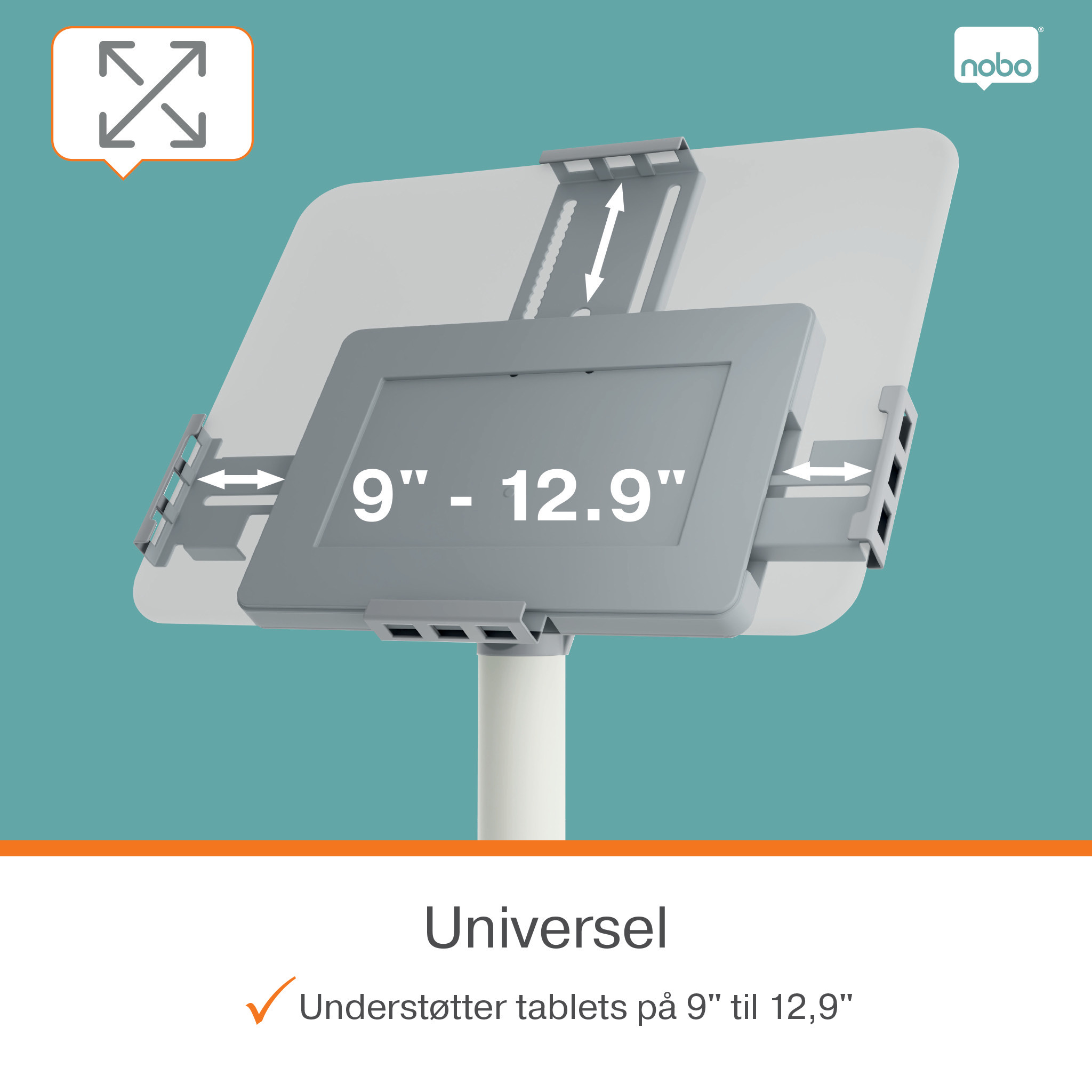 Ramme p stativ t/tablets Imp. Pro Univ.