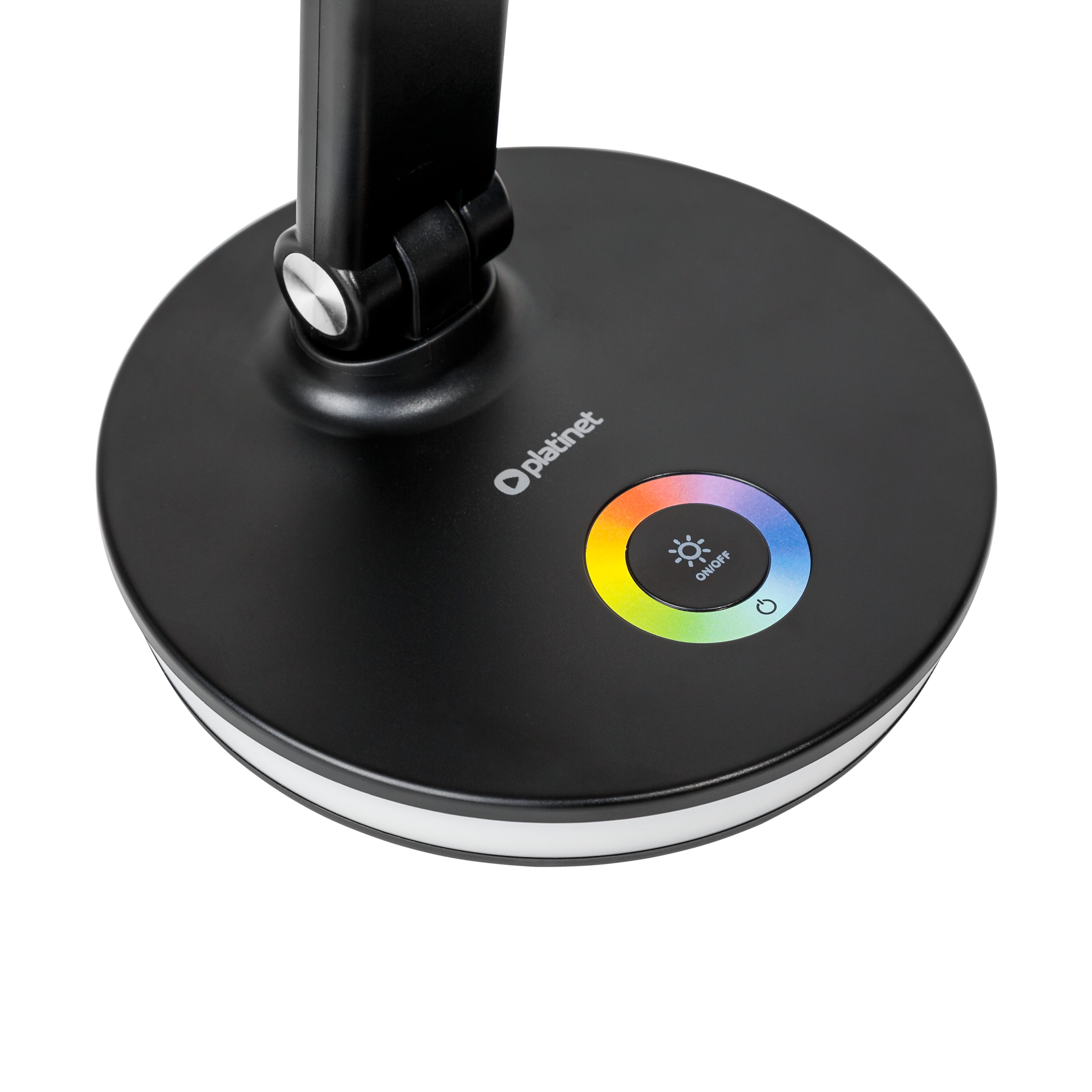 PLATINET Skrivebordslampe RGB 12W med ladeport, svart