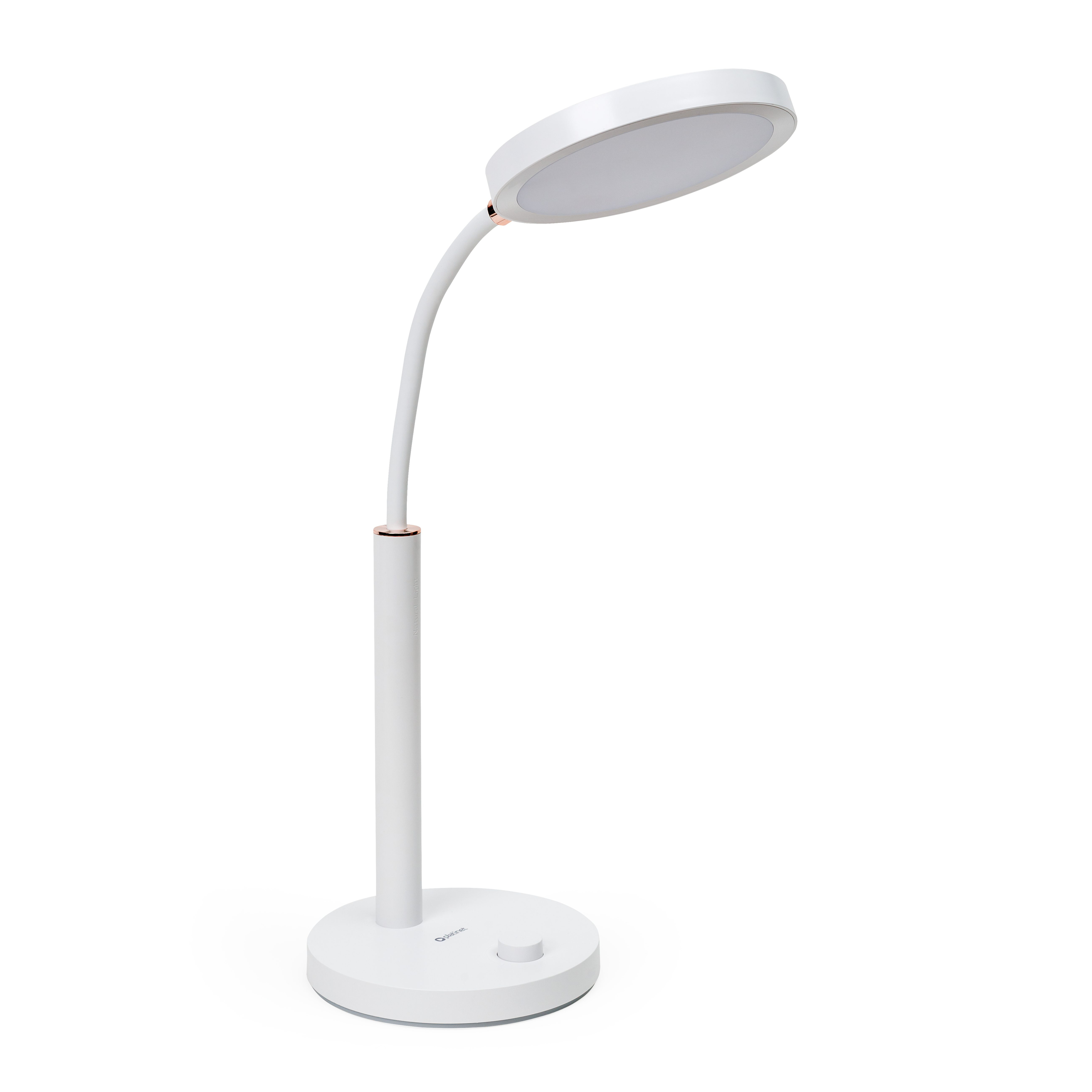 PLATINET Skrivebordslampe AURA LED 10W 65 LED USB-C, hvit