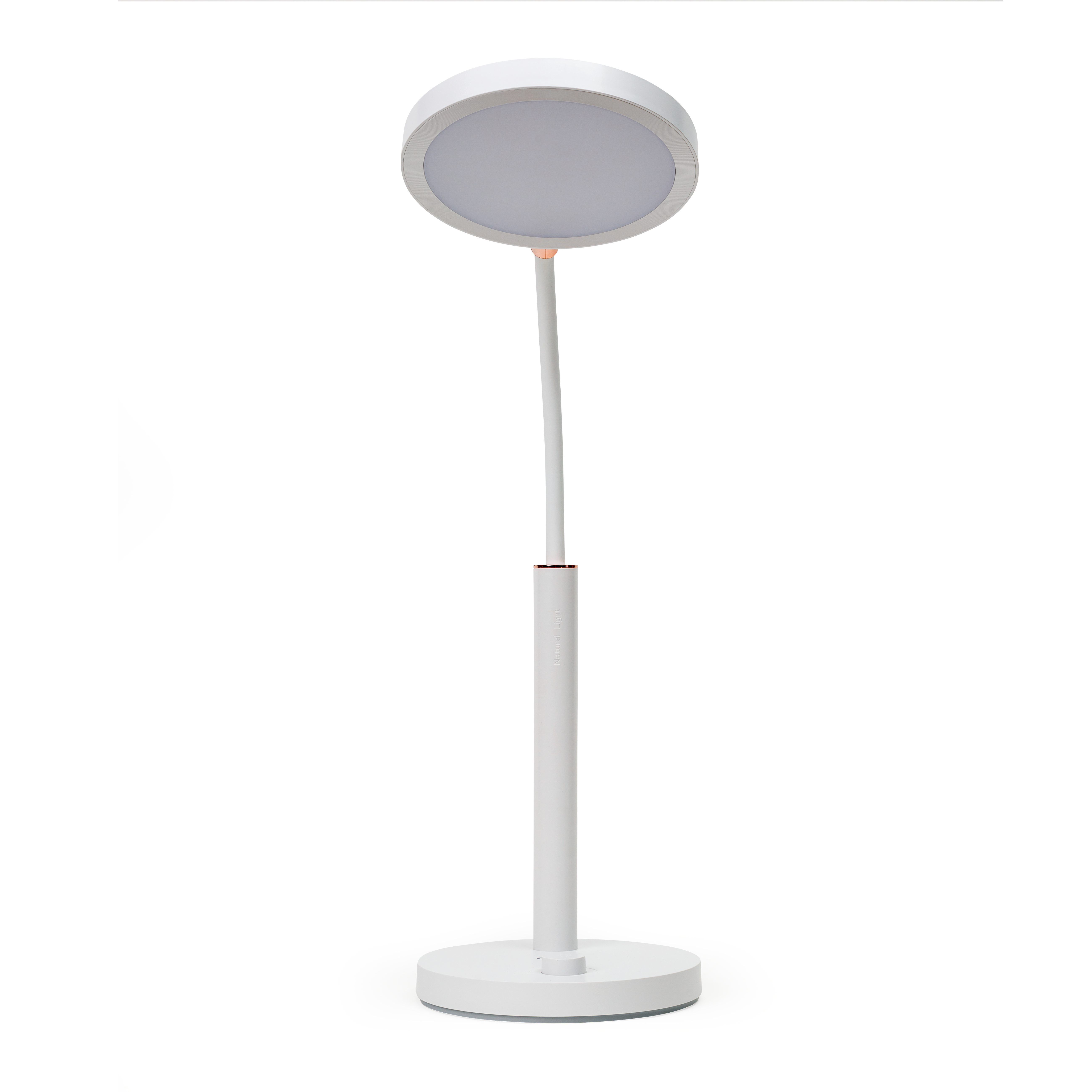 PLATINET Skrivebordslampe AURA LED 10W 65 LED USB-C, hvit