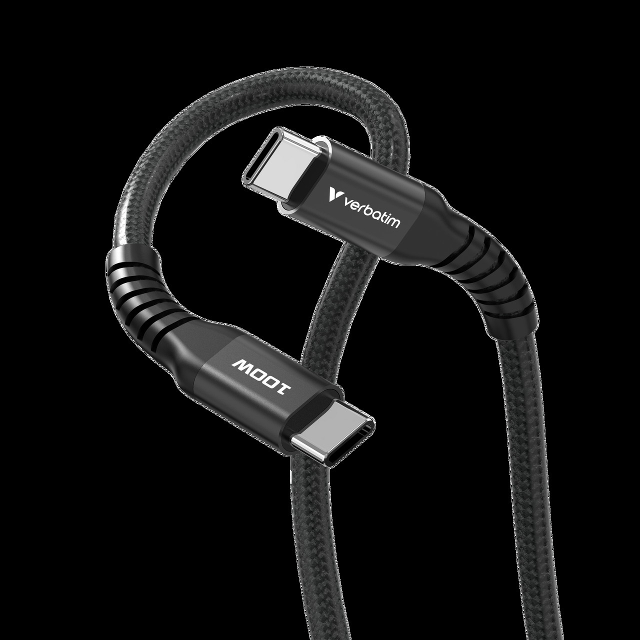 BildeVerbatim Sync&Charge USB-C to USB-C mag cab 100W 200cm black