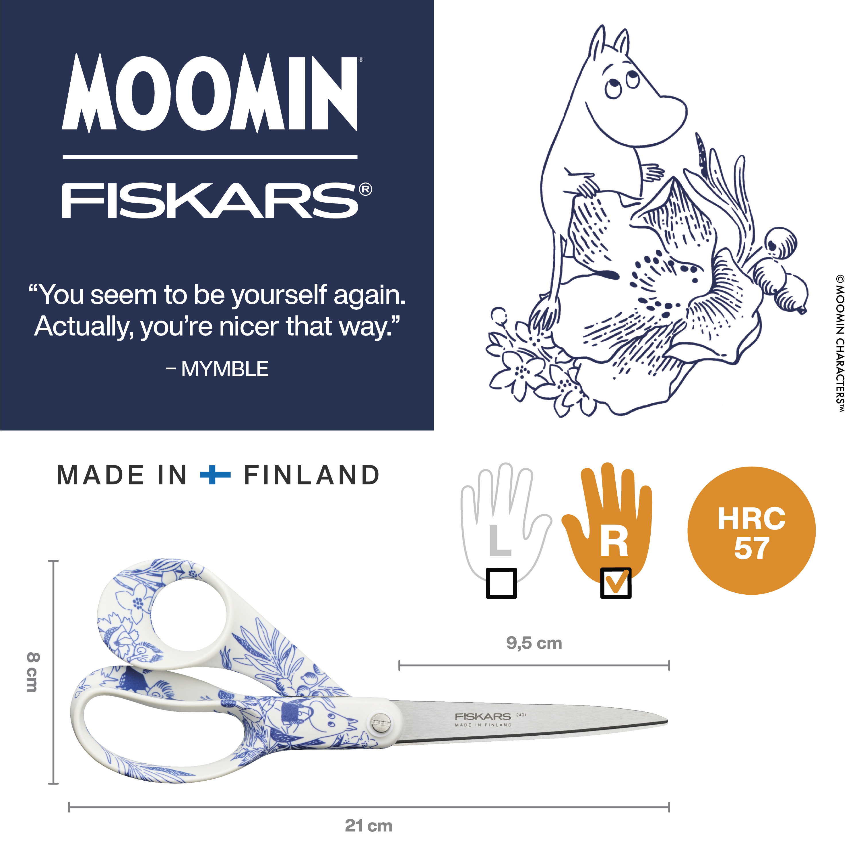 BildeUniversalsaks Moomin Haru 21cm
