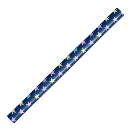 BildeGavepapir 70Cmx10M Stars Blå