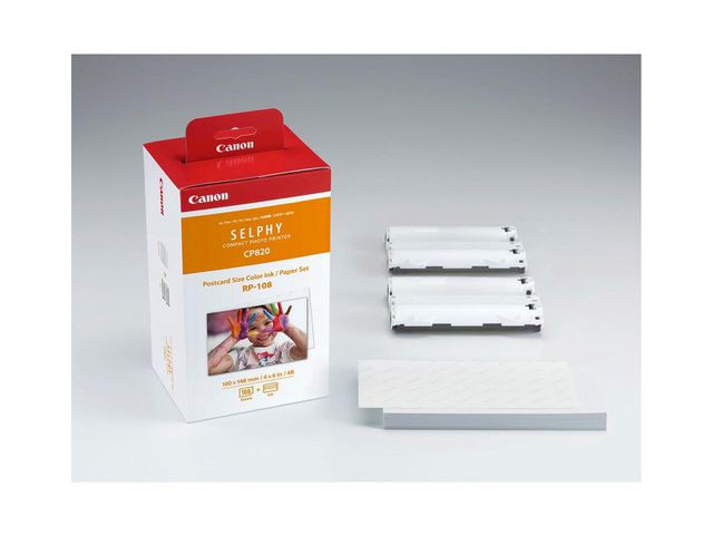 RP-108 color ink/Paper set Canon Selphy-Set 