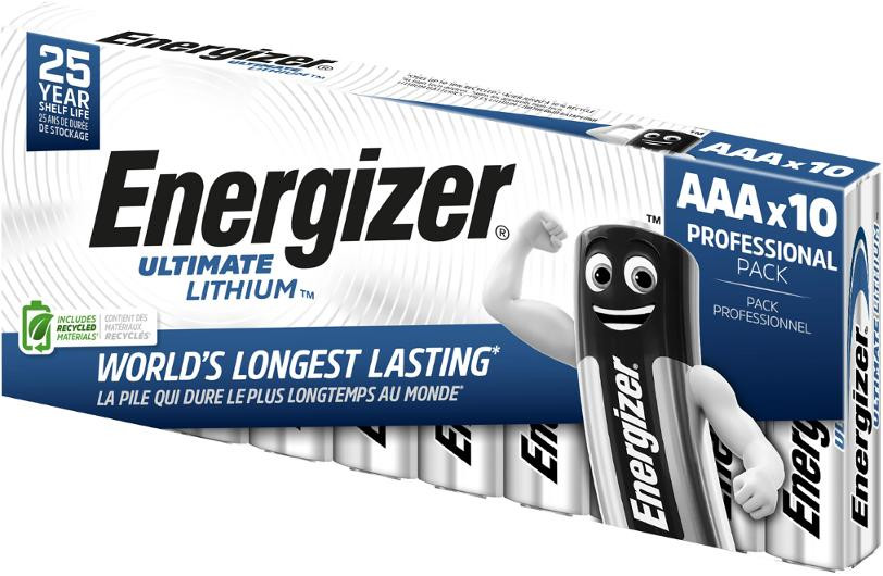 Batteri Energizer U.lithium Aaa/L92 (10 stk)