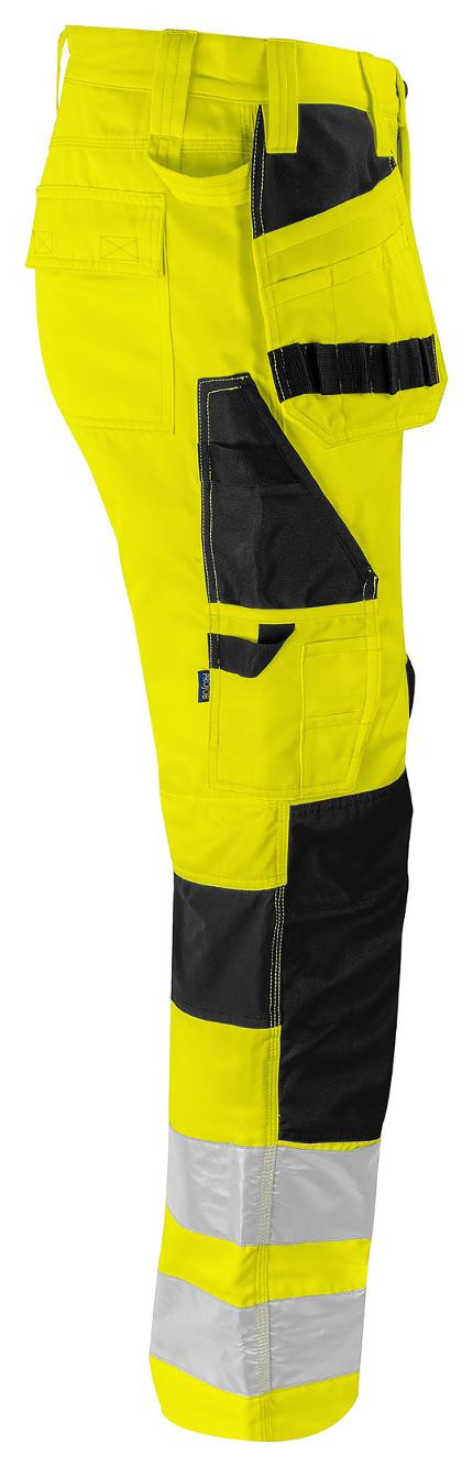 Bukse Projob Hv. 6570 Hivis D100 Gul/Sor