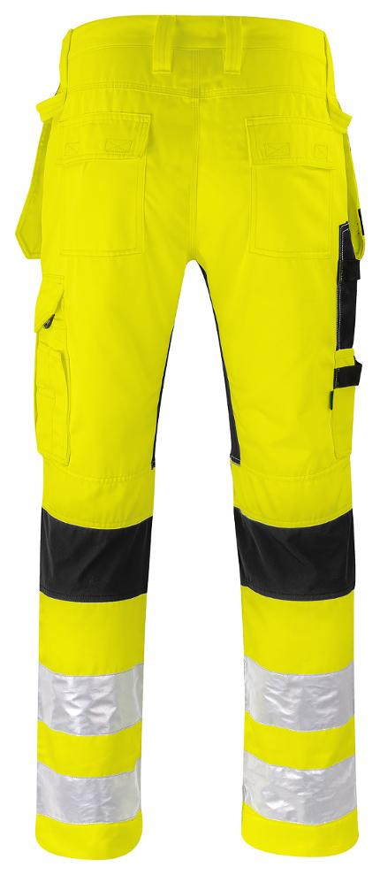Bukse Projob Hv. 6570 Hivis D100 Gul/Sor