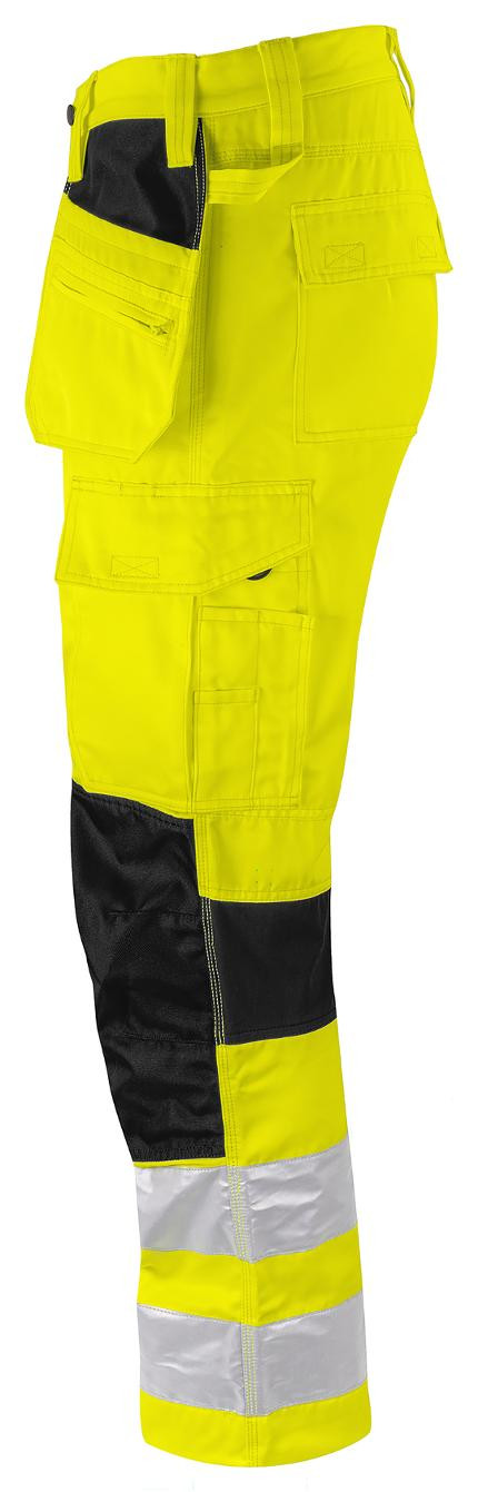 Bukse Projob Hv. 6570 Hivis D84 Gul/Sort