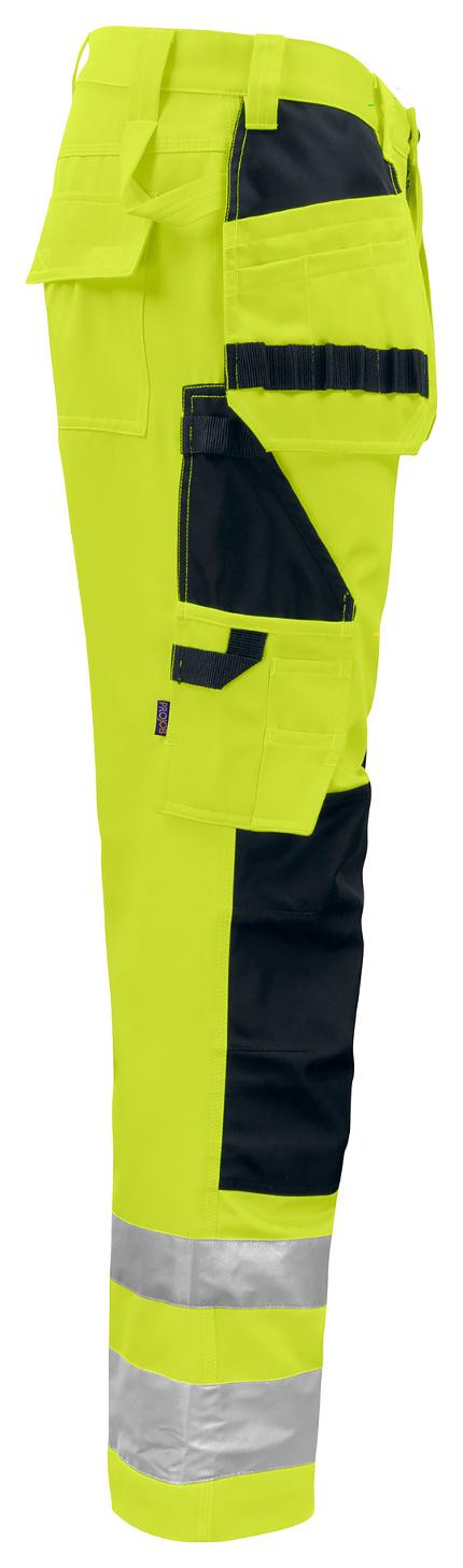 Bukse Projob Hv. 6531 Hivis C52 Gul/Sort
