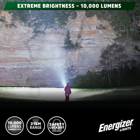 ENERGIZER Flashlight Tactical 10.000 Lumen