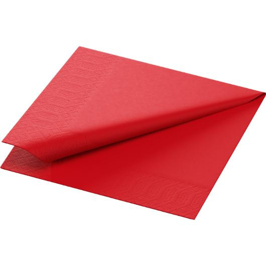BildeServiett Duni 3L 24Cm Rød (250 stk/pk, 8 pakker)