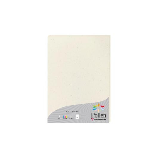 BildeArk Pollen 210G Naturlig Hvit (25 stk)