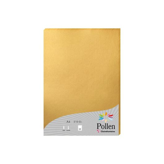 BildeArk Pollen 210G Gull (25 stk)