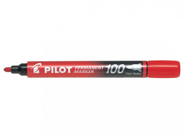 BildeMerkepenn Pilot Sca-100 Rød