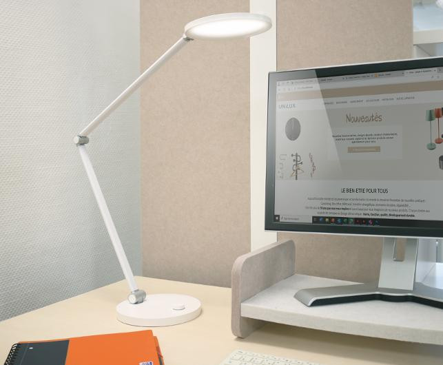 Lampe Unilux Led Omega Hvit