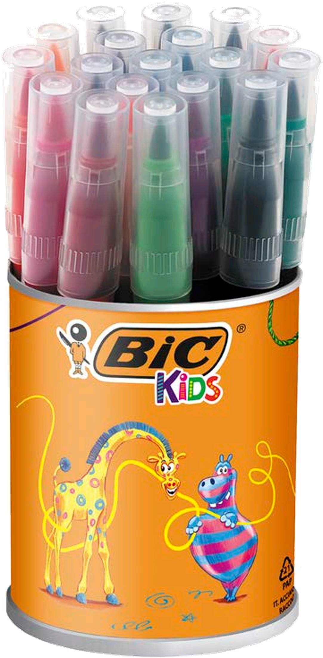 BildeBIC Kids Visaquarelle tusjer 18 stk.