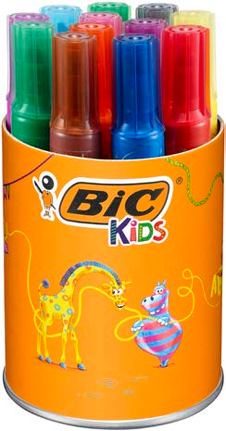 BildeBIC Kids Maxi Colour 12 stk.