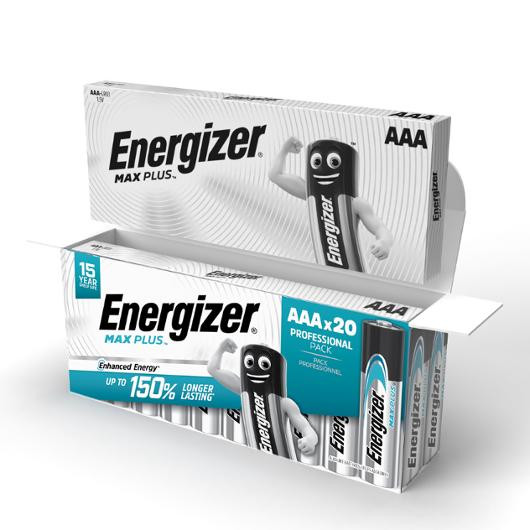 Batteri Energizer Max Plus Aaa (20 stk)