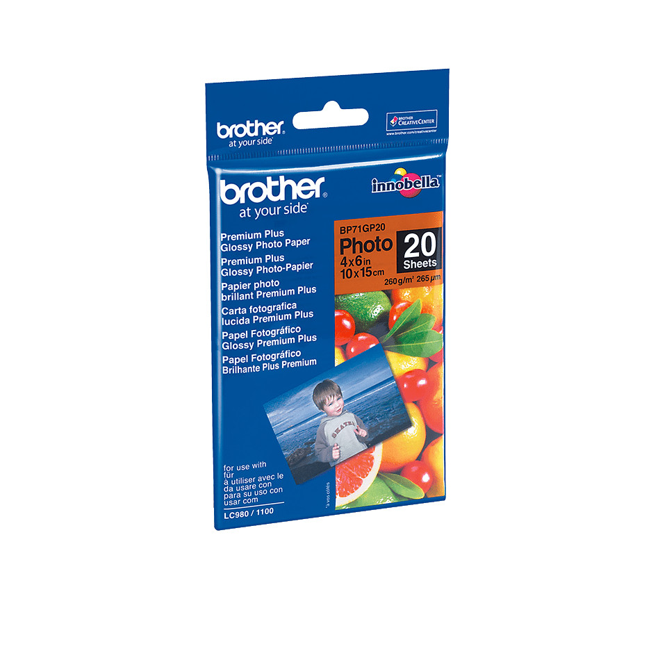 BildeBrother Glossy Ink-jet Fotopapir 10x15, 260g (20)