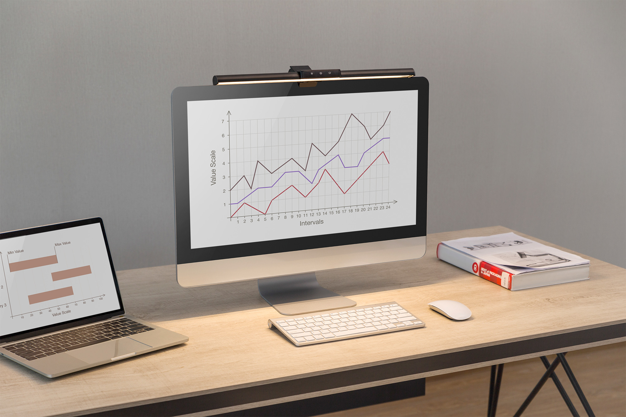 DIGITUS LED Monitor Light with Clamp Mount