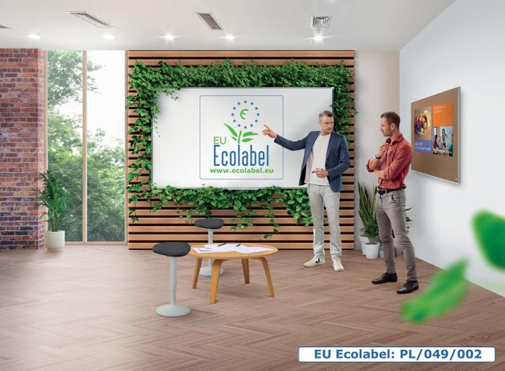 Whiteboard Premium Plus ECO emaljert 90x60cm