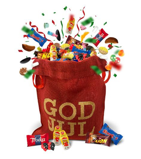 BildeGodteri Julesekk Nissefavoritter 1400G
