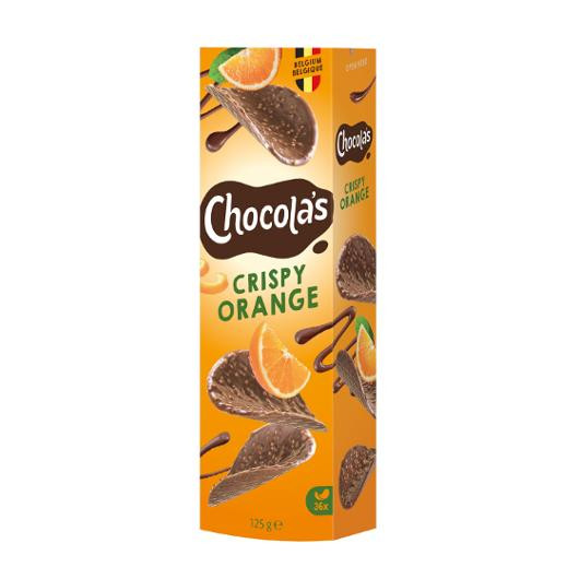 BildeSjokolade Chocolas Appelsin 125G (12 stk)