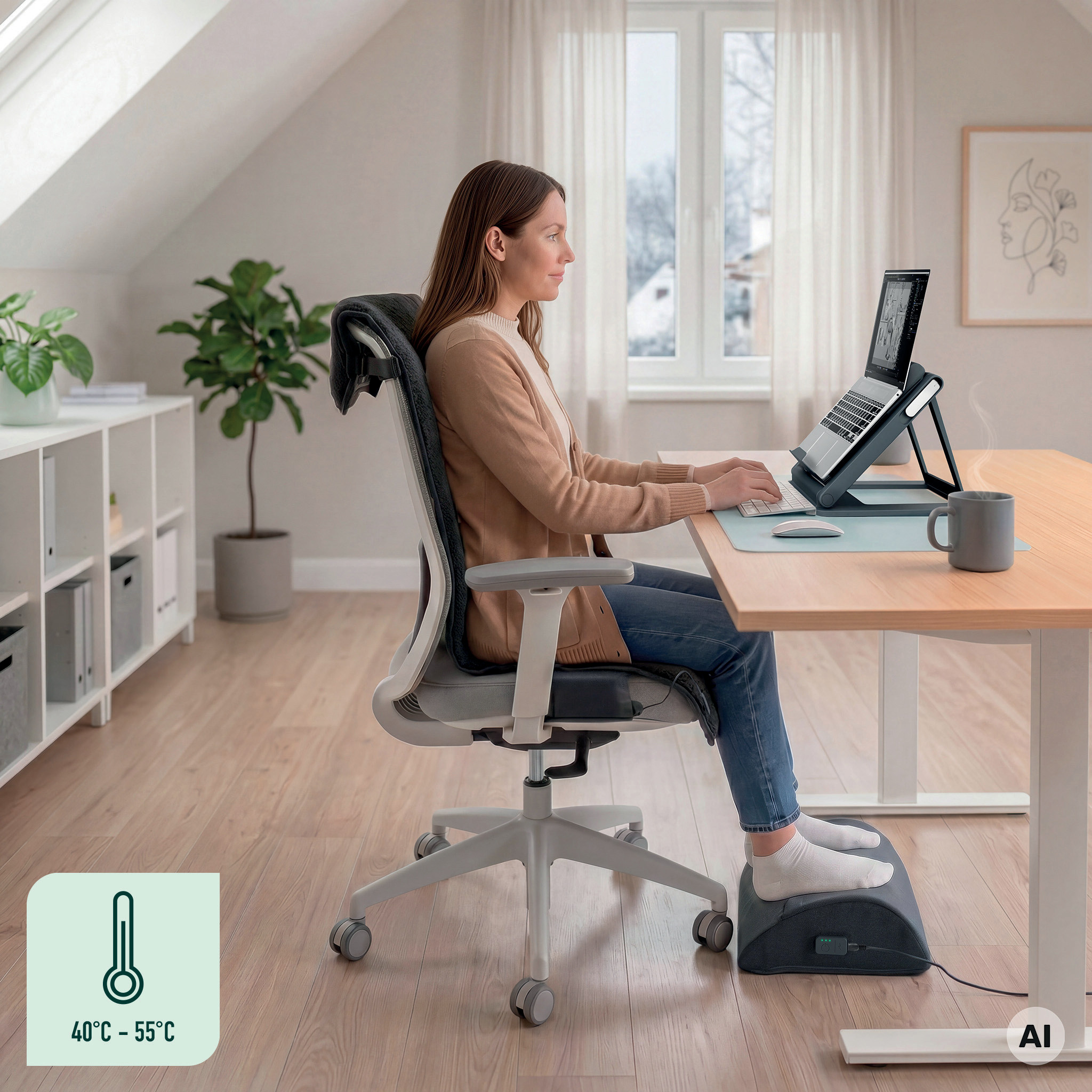 Fotsttte med varme Leitz iComfi Gr