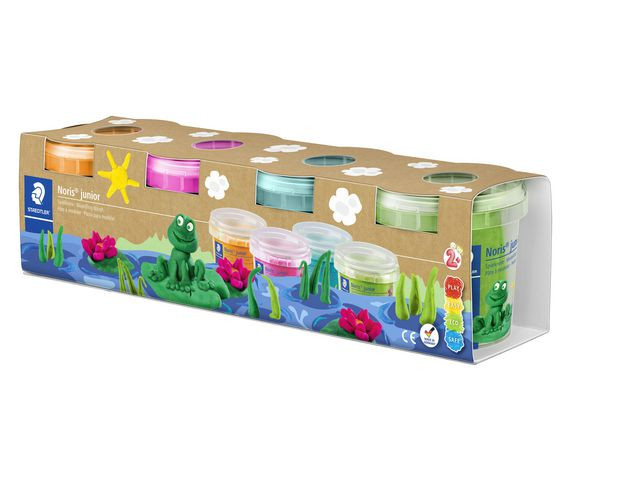 BildeSTAEDTLER Modelleringsleire Noris junior neonfarger (4)