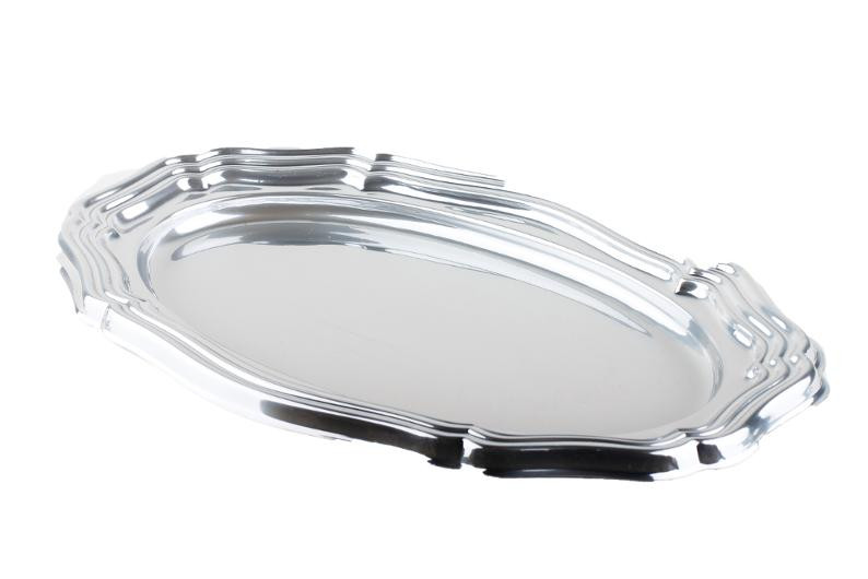 BildeFat Ovalt 58X30Cm Rpet Sølv (5 stk/pk, 10 pakker)