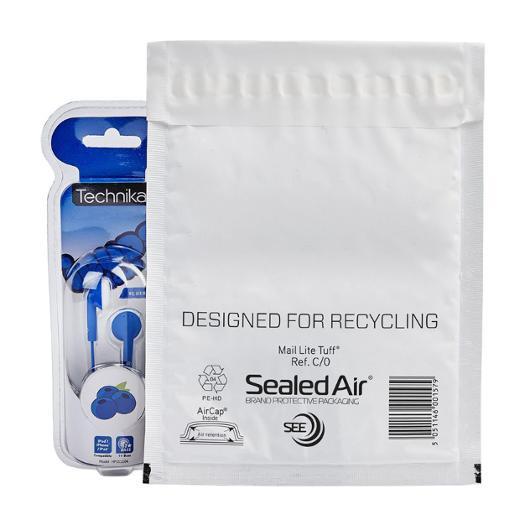 Boblekonvolutt Ml Plast C/0 15X21Cm (100 stk)