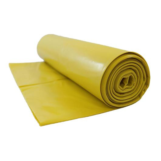 BildeAvfallssekk Ld-Pe 72X112 90My Gul (20 stk/rull, 5 ruller)