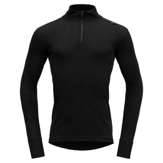 BildePolo Devold Ecobasic M/Zip Ull Xl Sort