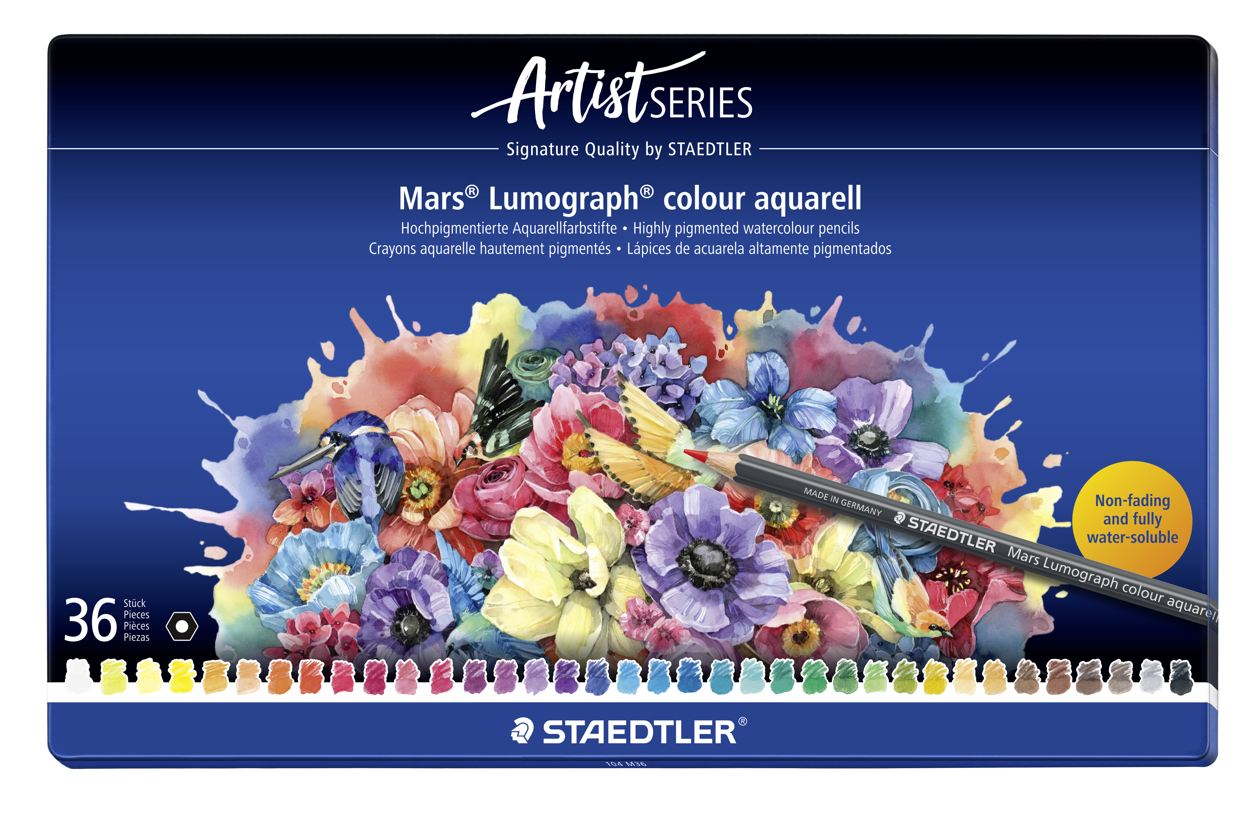 BildeSTAEDTLER Coloured pencil Mars Lumograph Aqua ass (36)