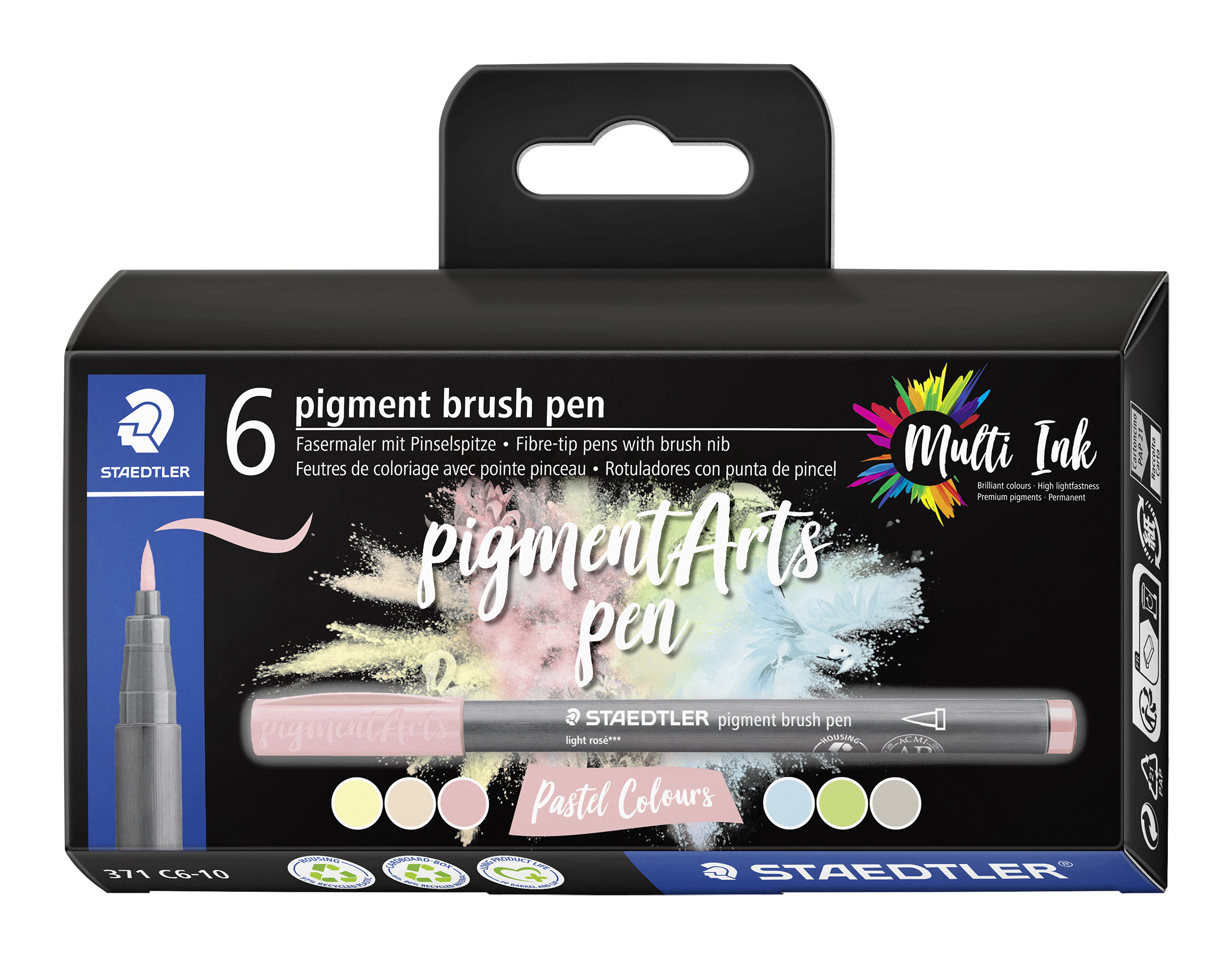 BildeBrush pen Pigment Arts ass pastel (6)
