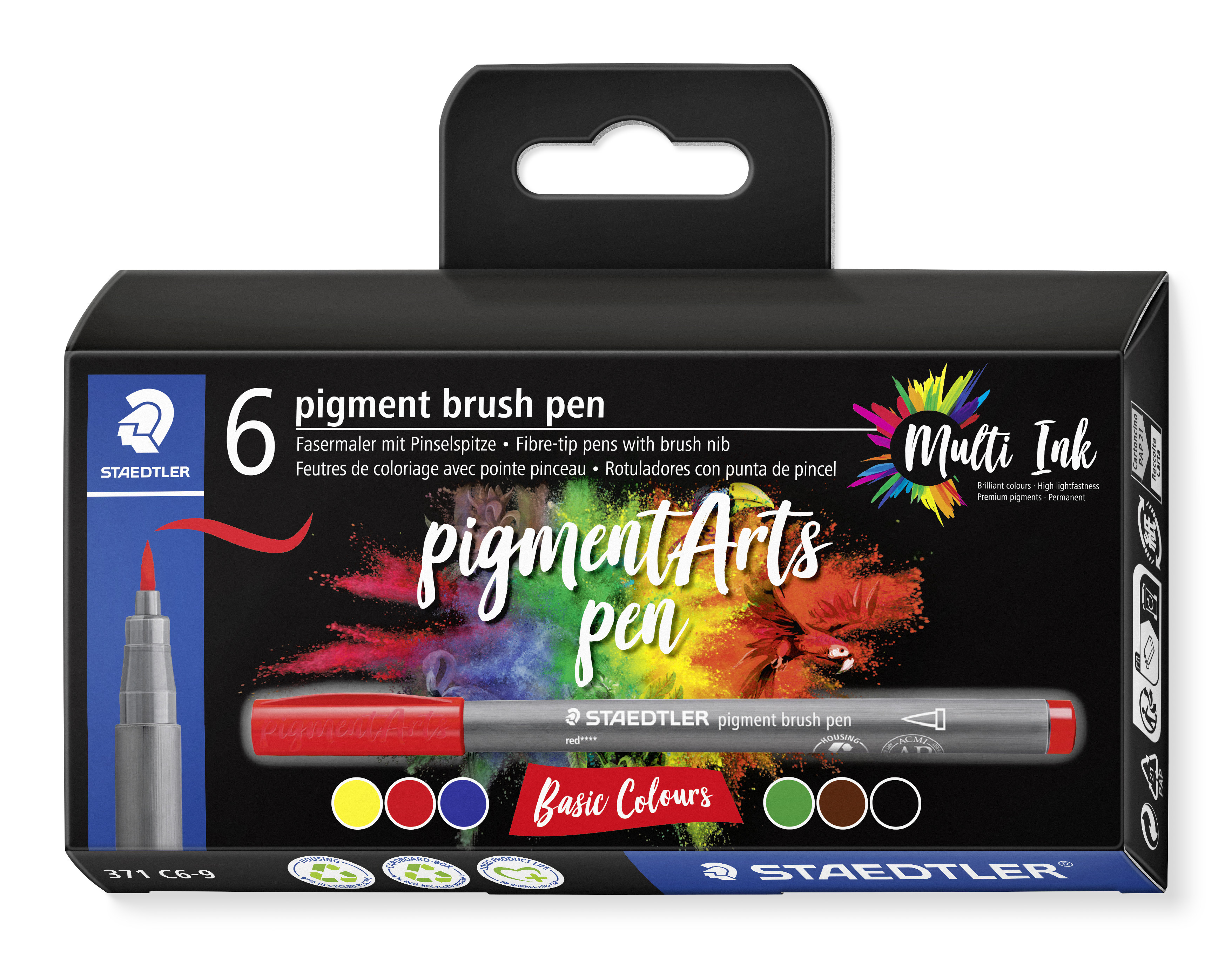 BildeBrush pen Pigment Arts ass basic (6)