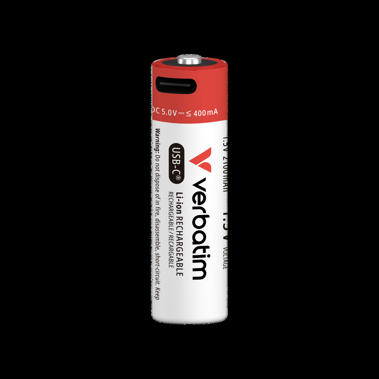 BildeVerbatim AA USB-C Rechargeable Battery (4-Pack)