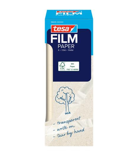 BildeTape Tesa Papir Transparent 19Mmx33M (8 stk)