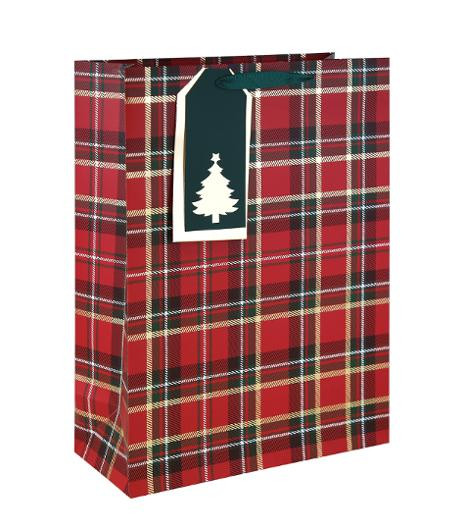 BildeGavepose Eurowrap 33X45,5X20 Cm Ruter