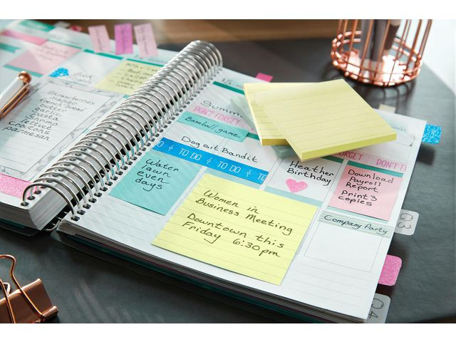 Post-It Notatblokk 102X152 660 Linj Gul (6 stk)