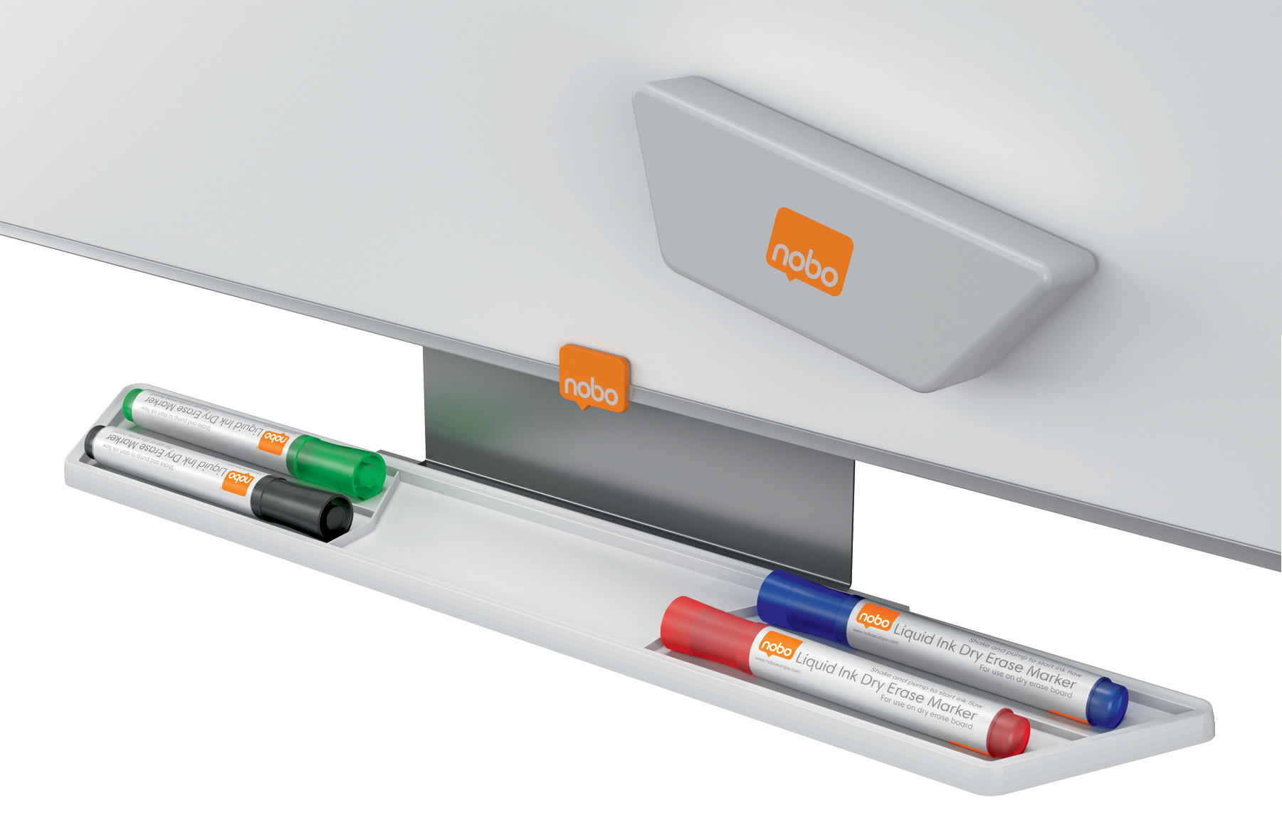 Whiteboardpenn Glass Nobo Assortert (4)