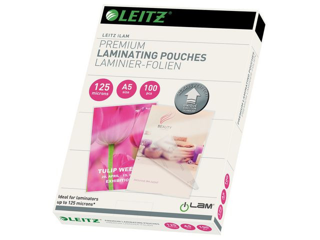 BildeLeitz Lamineringslomme A5 UDT 125my (100)