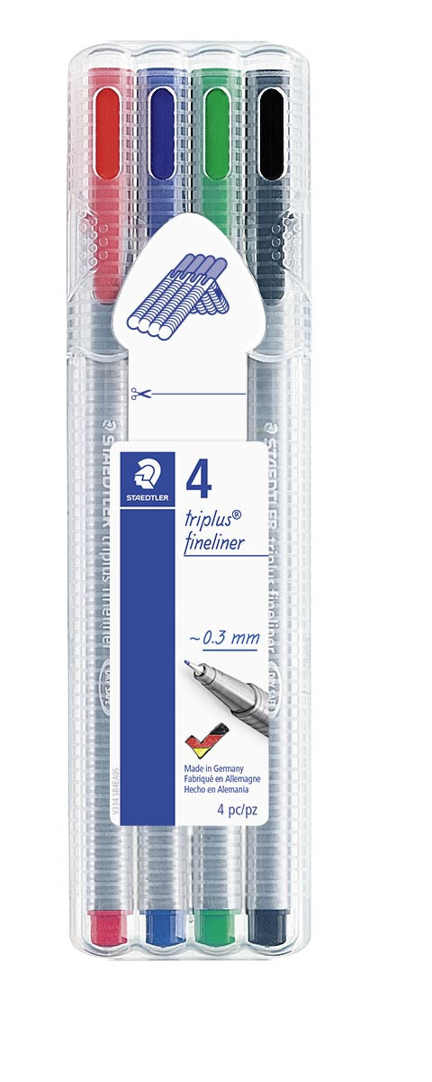 BildeSTAEDTLER Fineliner Triplus 0,30mm assortert (4)