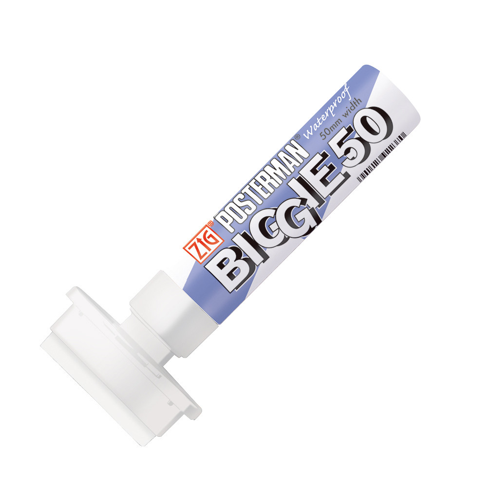 BildeZIG Merkepenn Posterman 50mm hvit