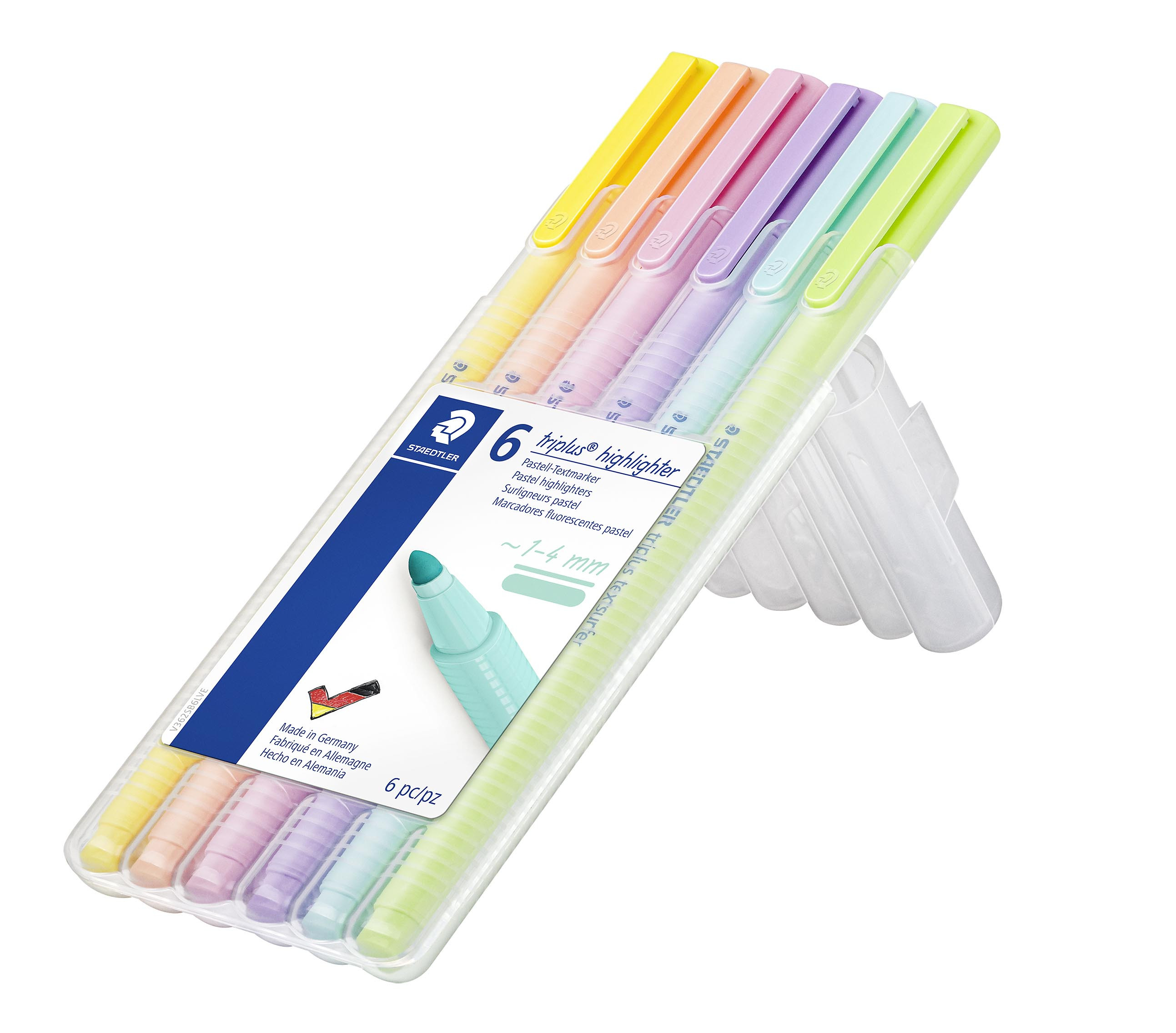 STAEDTLER Overstrykningspenn Textsufer Triplus pastel ass (6