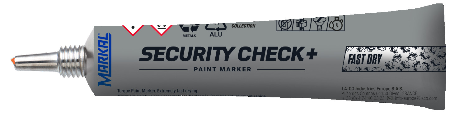 BildeSecurity Check+ UV fast dry paint marker orange